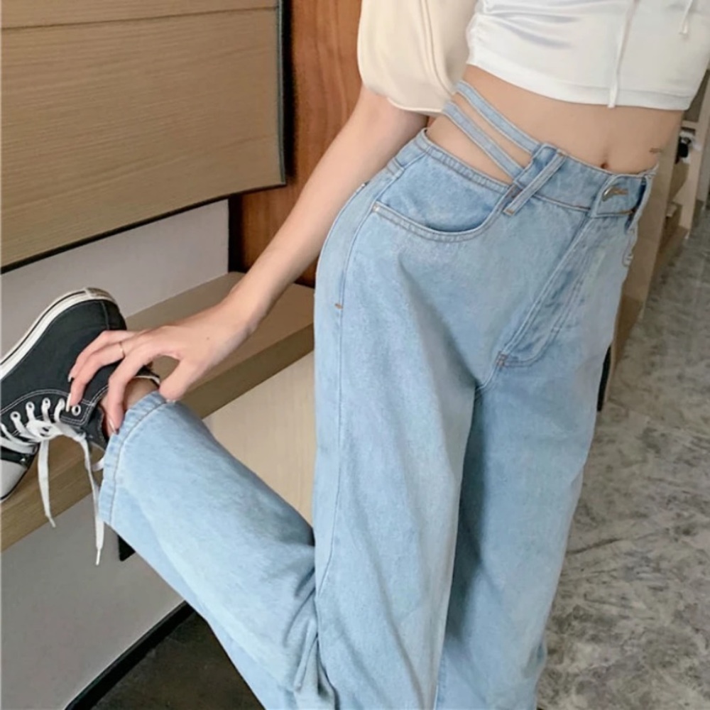 High-waist Denim Streetwear Jean